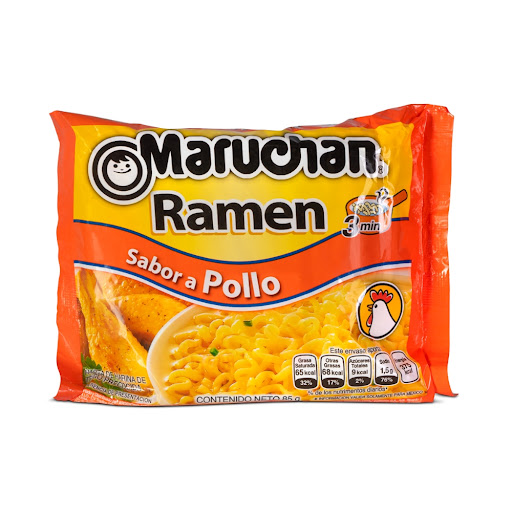 Sopa Instantánea Ramen   Maruchan Sobre Sabor A Pollo x 85 gr