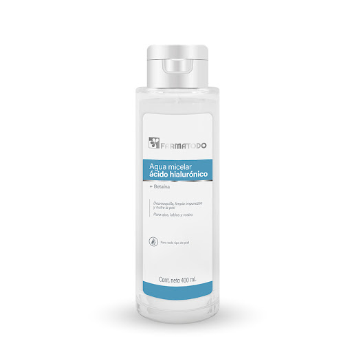 Agua Micelar Farmatodo Con Ácido Hialurónico x 400ml