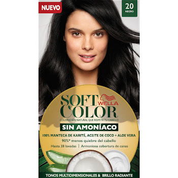 Tinte Wella Soft Color Negro N° 20 X 1Und Sin Amoniaco                  