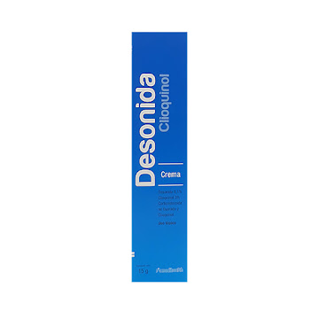 Desonida C 0.1/3% Crema Tubo x15g. MEDIHEALTH Desonida Clioquinol       