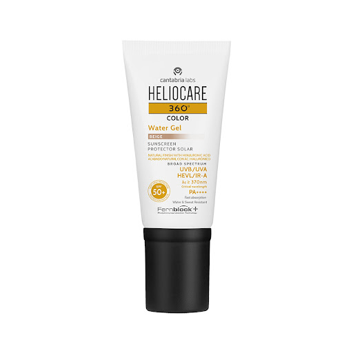 Protector Solar Heliocare 360 Water Gel Spf50+ Color Beige Frasco x 50 ml
