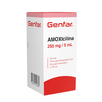 Amoxicilina Genfar 250 mg Frasco x 100 ml  
