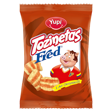 Pasabocas Yupi Tocinetas Fred Las Crocantes Paquete x 40 gr  