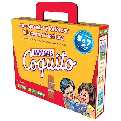 Mi Maleta De Coquito. 7 Tomos Distribuidora Grafica Libro x 1 Mi Maleta De Coquito. 7 TomosDirigido a niñas y niños en proceso de aprender a leer y escribir.Pack que contiene todos los libros del Método Coquito para aprender aleer, escribir y comprender.Contiene