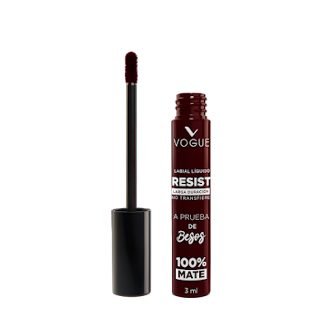 Labial Líquido Vogue Resistencia Fuerte x 3 ml  