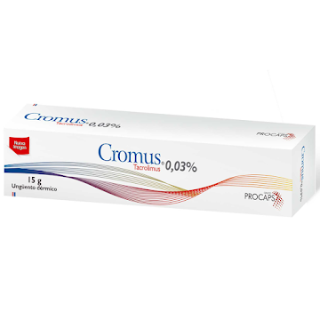 Cromus Tacrolimus 0.03% Procaps Ungüento Tubo x 15 gr  