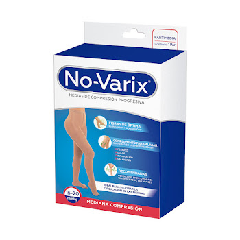 Medias No Varix Pantimedia Mediana Compresión Transparente L x 1 und  