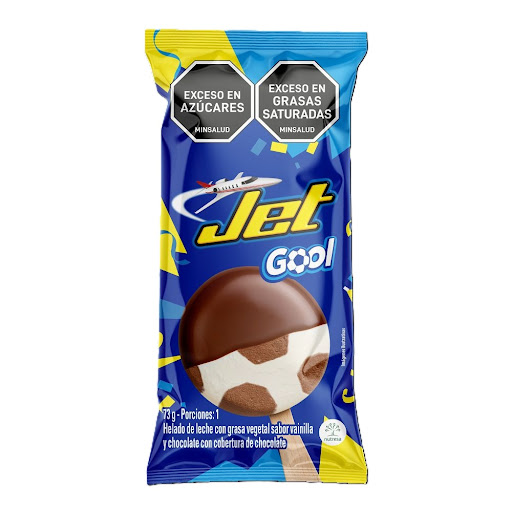 Helado Jet Gool Sabor Vainilla Y Chocolate x 73 gr