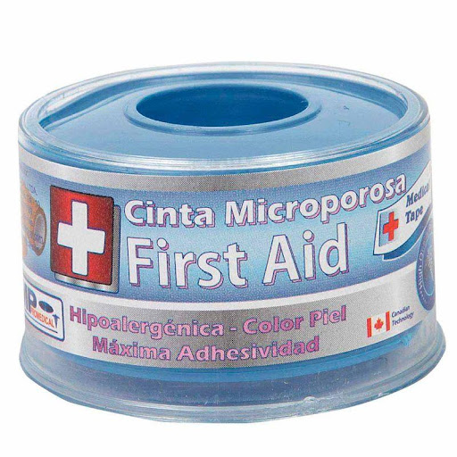 MICROPORE PIEL CARRETE 1 PUL X 5 YAR MEDICAL TAPE MEDIK  x 1