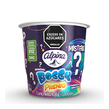 Gelatina Boggy Premio Misterio Vaso x 180 gr   