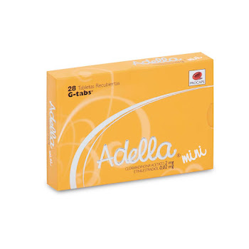 Adella G Clormadinona + Etinilestradiol 2mg/0.02mg Procaps Caja x 28 Tabletas  