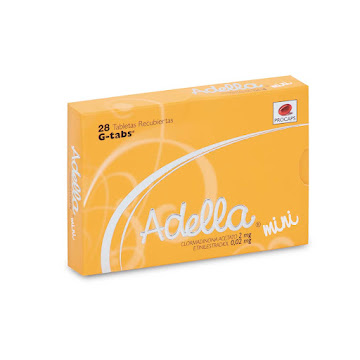 **Adella G Tabs Mini 2/0.02Mg Caj.x28Tab.PRO Clormadinona Etinilestradio  
