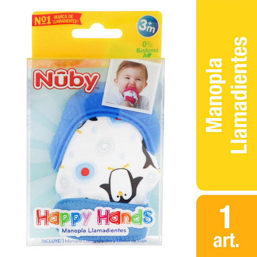 Llamadientes Nuby Mano Feliz x 1 und