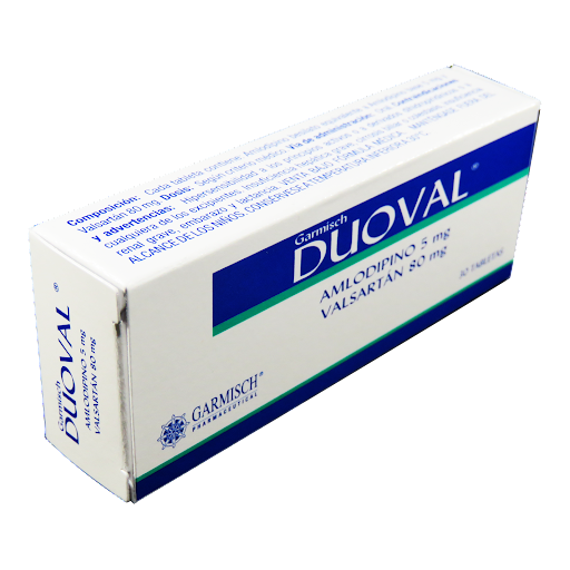 Duoval Garmisch Amlodipino 5Mg Valsartan 80Mg Caja x 30Tab 