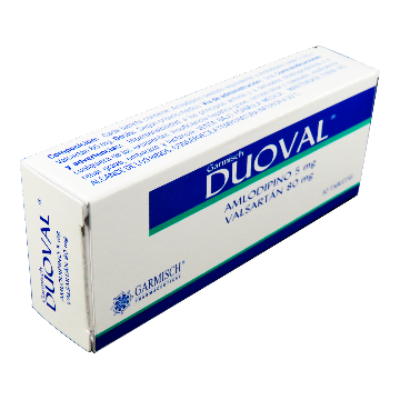 Duoval Garmisch Amlodipino 5Mg Valsartan 80Mg Caja x 30Tab   