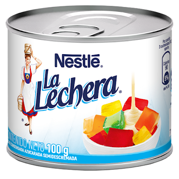 LECHE CONDENSADA LA LECHERA CON CALCIO X100G                             