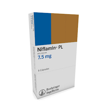 Niflamin PL Meloxicam 7.5 mg Boehringer Caja x 5 Cápsulas  