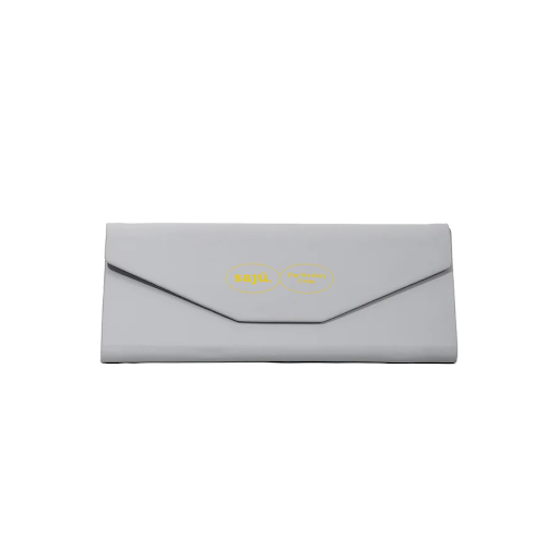 Estuche De Gafas Sajú Rígido Con Cierre Magnético Gris x 1 und