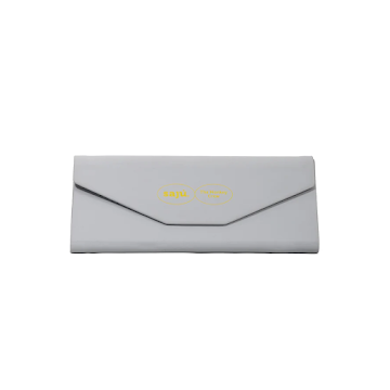Estuche De Gafas Sajú Rígido Con Cierre Magnético Gris x 1 und  