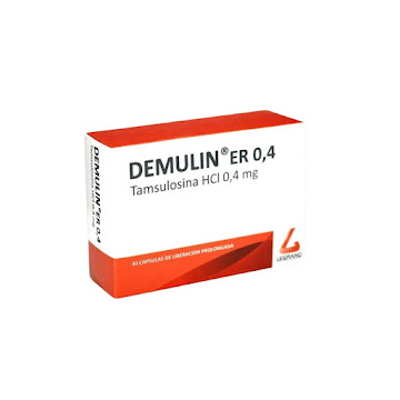 **Demulin Er 0.4 Mg Caja x 30 Capsulas Tamsulosina  