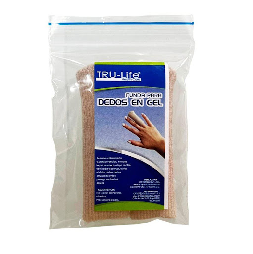 FUNDA PARA DEDOS CON GEL TOTAL - Talla  L TRULIFE BOLSA x 1 