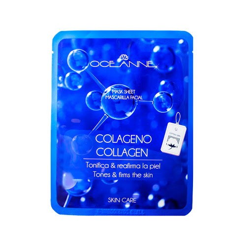 Mascarilla Oceanne Beauty Colageno Tonifica Y Reafirma La Piel x 1 und
