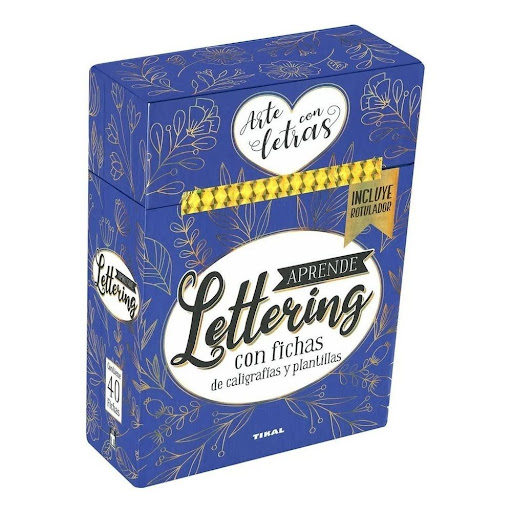 Arte Con Letras. Aprende Lettering. Con Fichas Caligrafia Ediciones Tikal Libro x 1.0 APRENDE LETTERING. FICHAS CALIGRAFIA PLANTILLAS  El lettering está muy presente en etiquetas, rótulos, tarjetas de felicitación, invitaciones de boda... Con este libro conocerá los materiales esencial