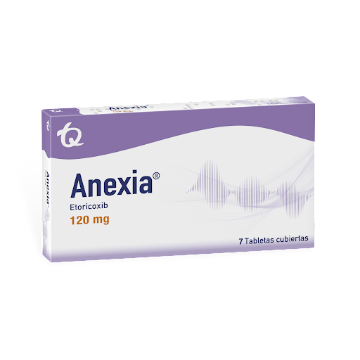 Anexia Etoricoxib 120 mg Tecnoquimicas Caja x 7 Tabletas