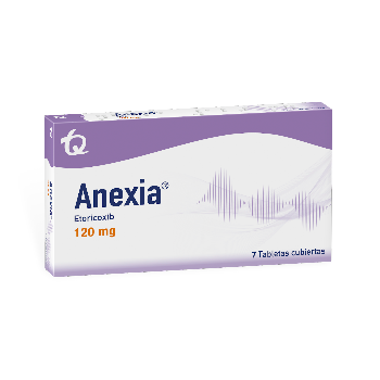 Anexia Etoricoxib 120 mg Tecnoquimicas Caja x 7 Tabletas  