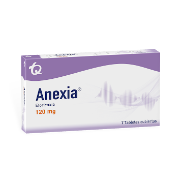Anexia Etoricoxib 120 mg Tecnoquimicas Caja x 7 Tabletas  