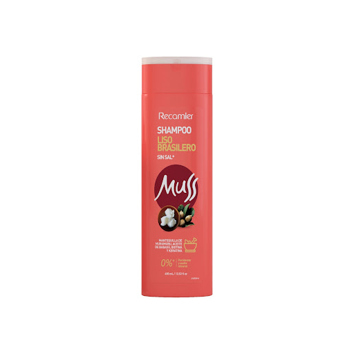 Shampoo Muss Recamier Liso Brasilero x 400 ml