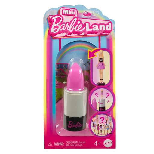 Barbie Mini Barbieland Muñeca Fashionista Sorpresa Barbie  x 1 La Barbie Mini BarbieLand Muñeca Fashionista Sorpresa es el set ideal para quienes disfrutan de la moda y las sorpresas. Con su presentación en un envase con forma de esmalte de uñas, cada muñeca está
