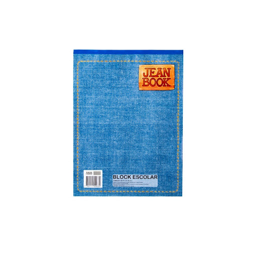 Block Jean Book Carta Cuadriculado x 1 und