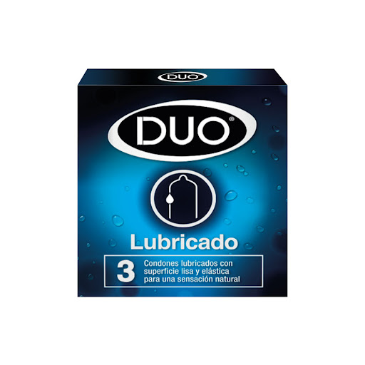 Condón Duo Lubricado x 3 und