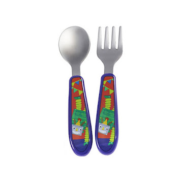 Solo Online Set De Cuchara Y   Cubierto Agarra Facil   Marca The First Years Color A 