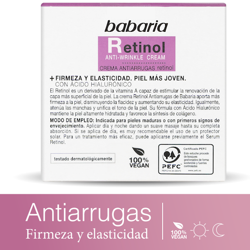 Crema Facial Babaria Retinol x 50 ml