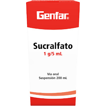 Sucralfato Genfar 1g/5ml Frasco x 200 ml  
