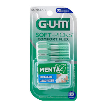 Cepillo Interdental Soft Picks Comfort Gum Flex Menta x 32 und  