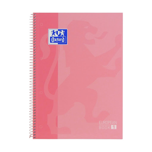 Cuaderno Argollado Oxford Rosa Chicle Cuadriculado 80 Hojas x 1 und