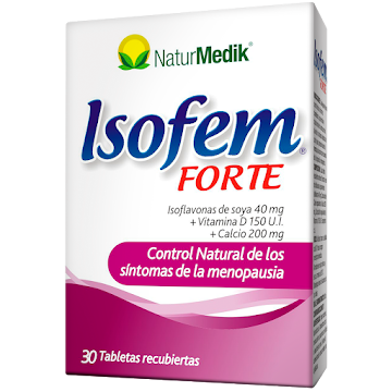 Isofem Forte 200 mg Caja x 30 Tabletas undefined