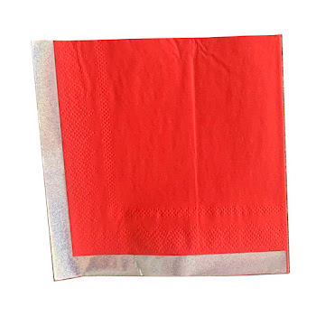 Servilleta Nico Navidad Roja x 12 und   