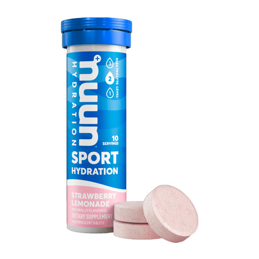 Hidratante Nuun Sport   Sabor Strawberry Lemonade Tubo x 10 Tabletas Efervescentes