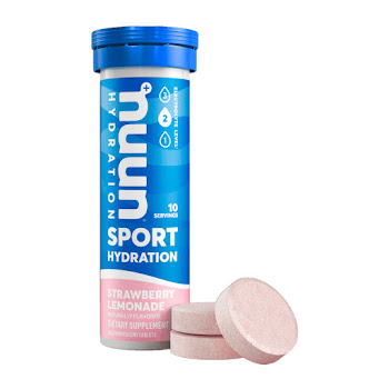 Hidratante Nuun Sport   Sabor Strawberry Lemonade Tubo x 10 Tabletas Efervescentes  