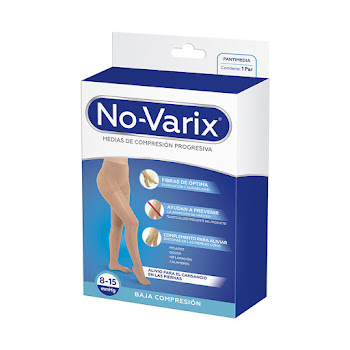 Medias No Varix Pantimedia Baja Compresión Negro M x 1 und  