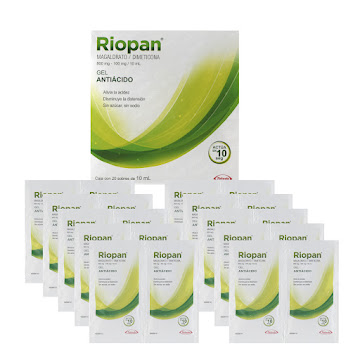 RIOPAN 800/100MG.10ML. GEL SOBRES CAJA X20SOBX10ML. MAGALDR DIMETIC  