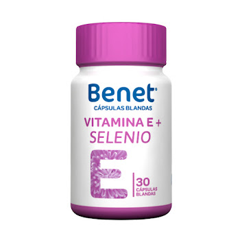 Benet Vitamina E + Selenio x 30 Cápsulas  