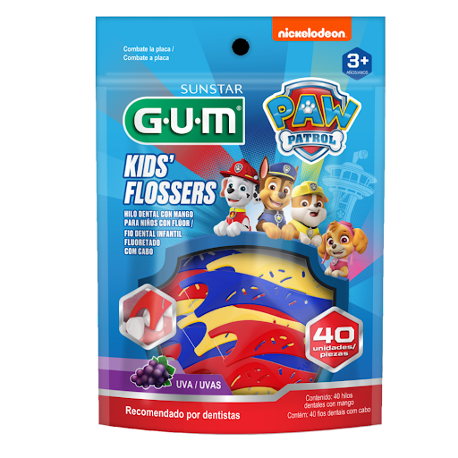 Flossers Infantil Paw Patrol Gum x 40 und