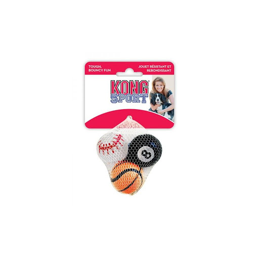 PELOTA KONG C SPORT M X3 KONG  x 1 Pelotas resistentes diseñadas para perros activos que disfrutan de juegos de lanzar y buscar. Su material duradero y su bote dinámico ofrecen una experiencia divertida y estimulante.Características:Ma