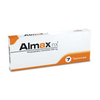 Almax NX Nevox Farma Fenazopiridina Clorhidrato 200Mg Caja x 7 Tabletas  