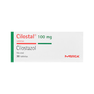 Cilostal Cilostazol 100 mg Merck Caja x 30 Tabletas  